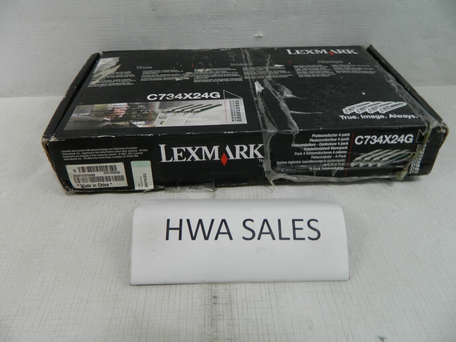 Genuine Lexmark C734X24G Photoconductor 4-Pack NEW OEM OPEN BOX