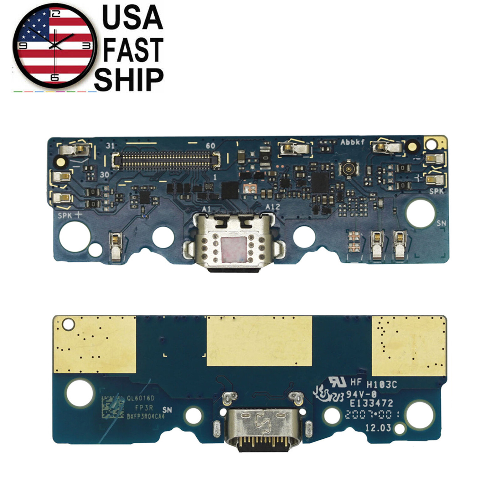 USB Type-C Charging Port For LG G Pad 5 10.1" (T600L)  PCB Board Dock Connector