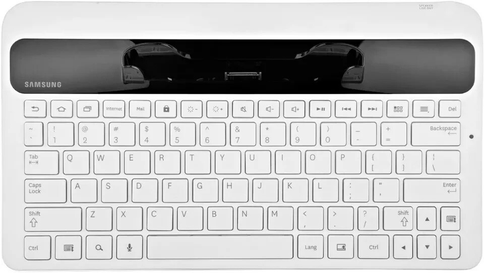 LOT OF 2 Genuine Samsung Keyboard Dock for Galaxy Tab 7.0 ECR-K18AWEBXAR