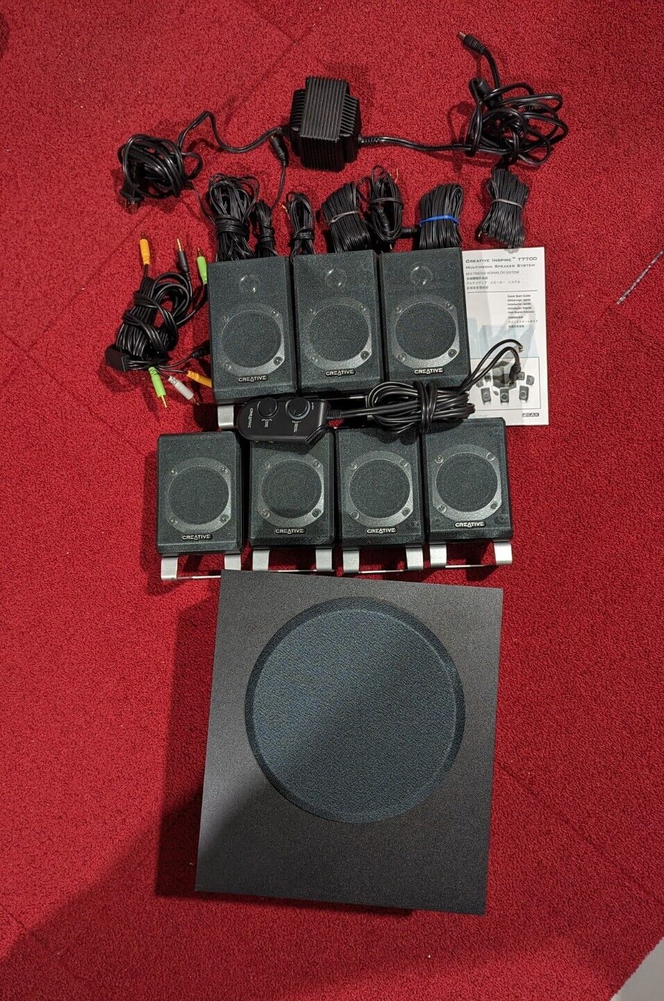 Creative Labs Inspire T7700 7.1 PC Gaming Speakers (FREE SHIPPING) Vintage