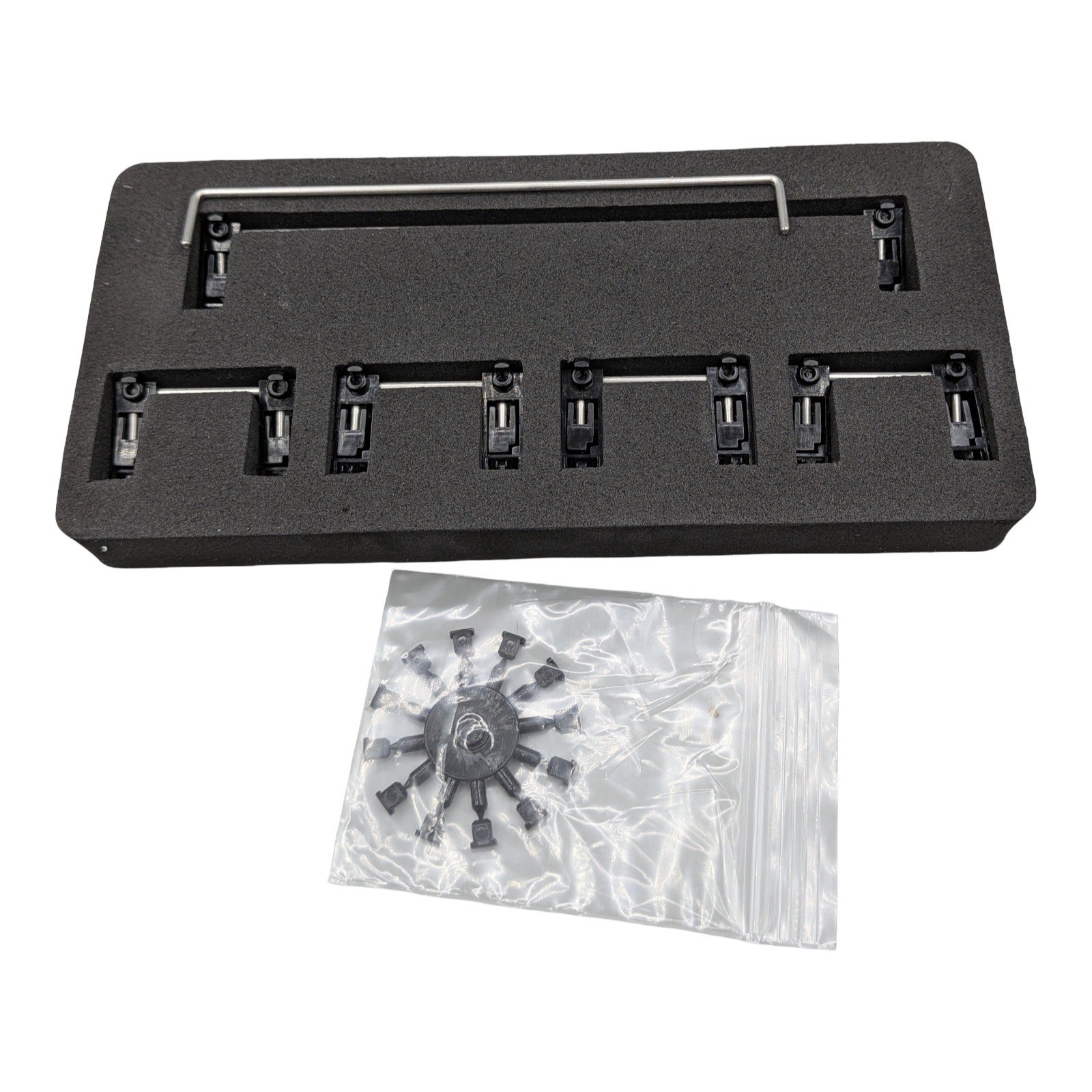 TX Stabilizer Set WKL 7U 1.6mm PCB Mechanical Keyboard Black Custom DIY Kit