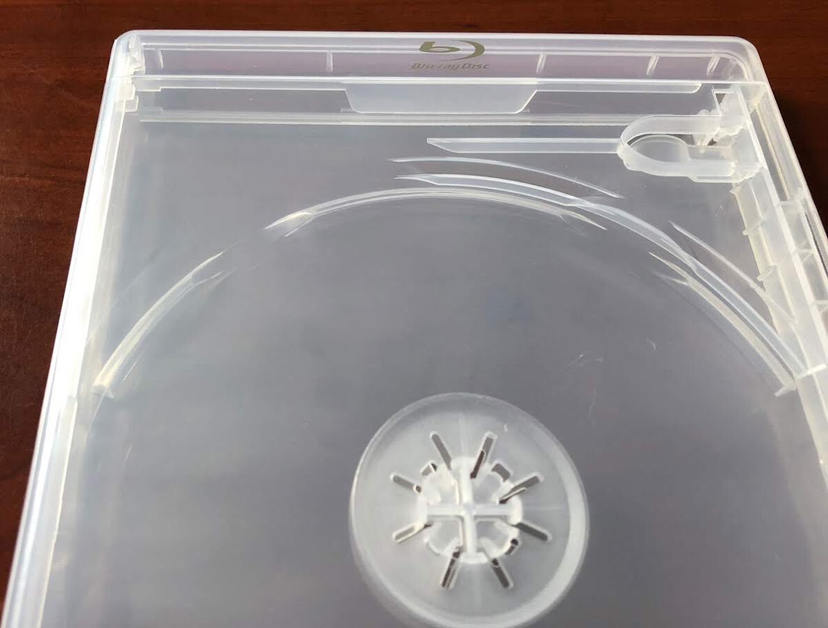 New 10 Pk CLEAR 12.5 mm VIVA ELITE Blu-Ray Case Double 2 Discs Storage Holder 