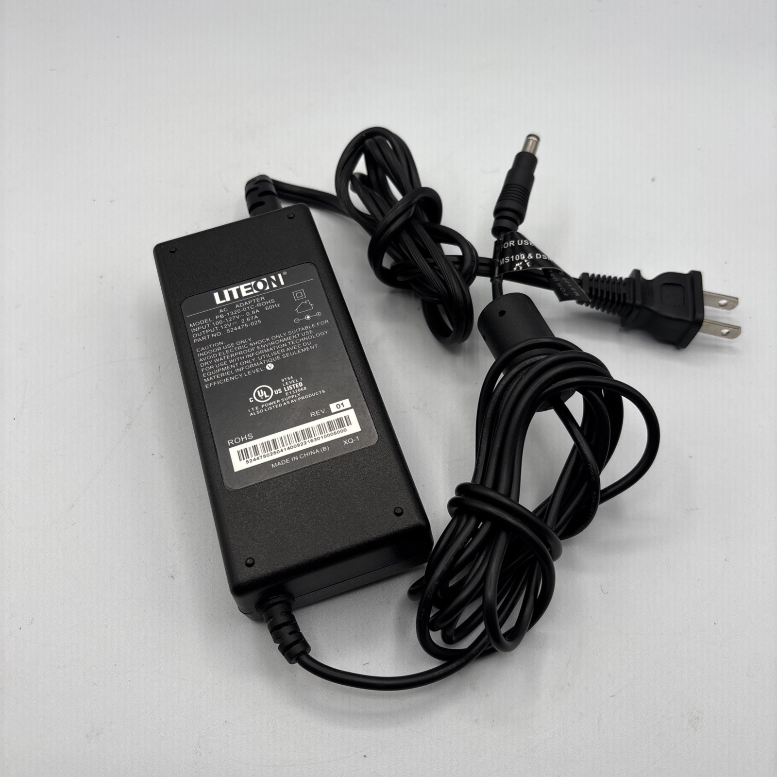 LITEON Model PB-1320-01C-ROHS 12V AC Adaptor