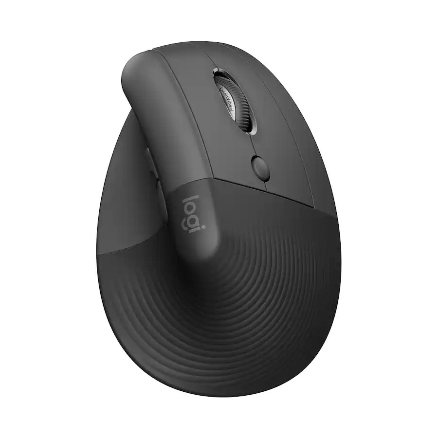 Logitech Lift Vertical Ergonomic Mouse - Graphite [910-006466] *NO DONGLE*