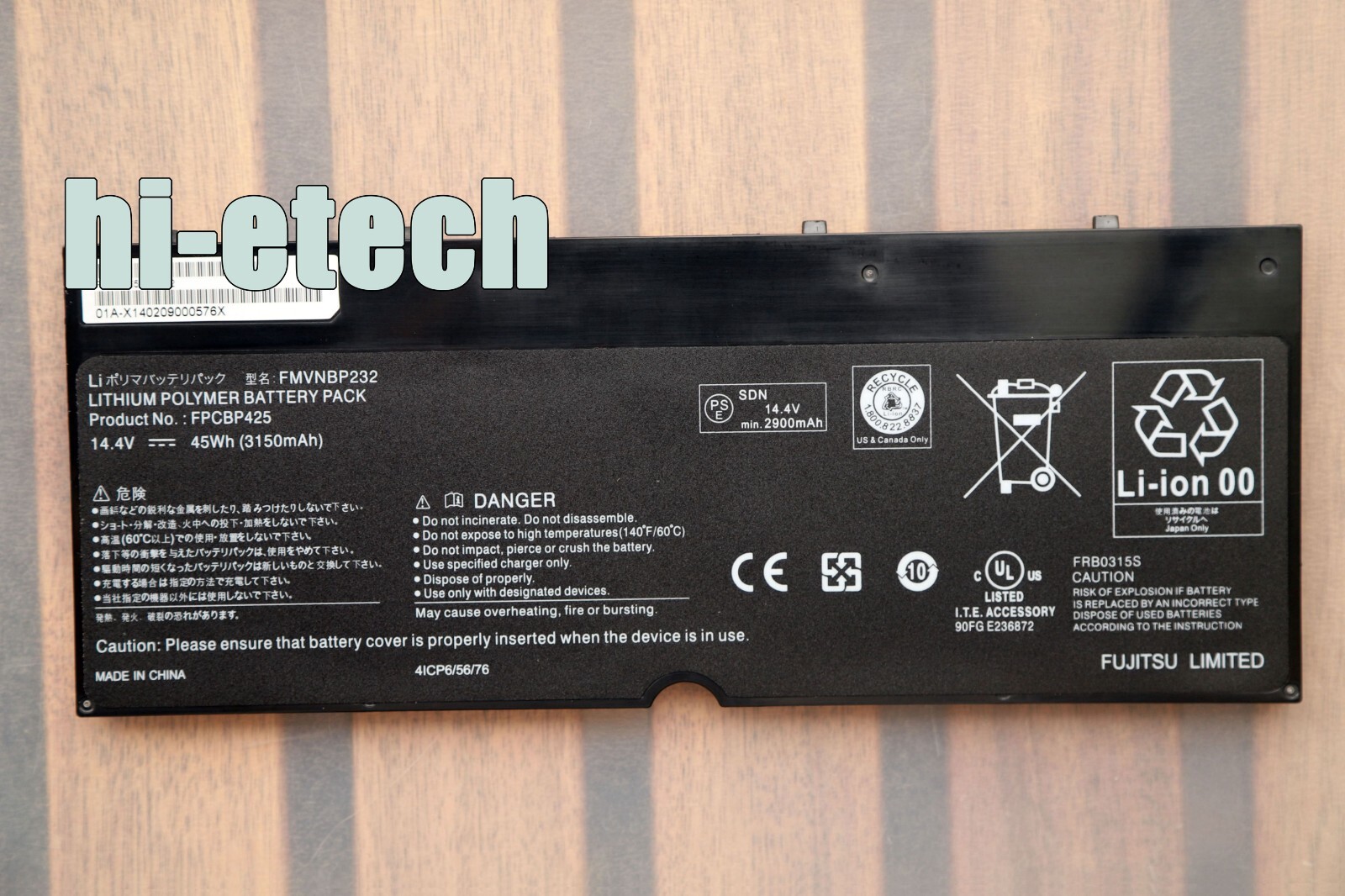 New Genuine FPCBP425 FMVNBP232 Battery for Fujitsu Lifebook U745 T935 T904U 