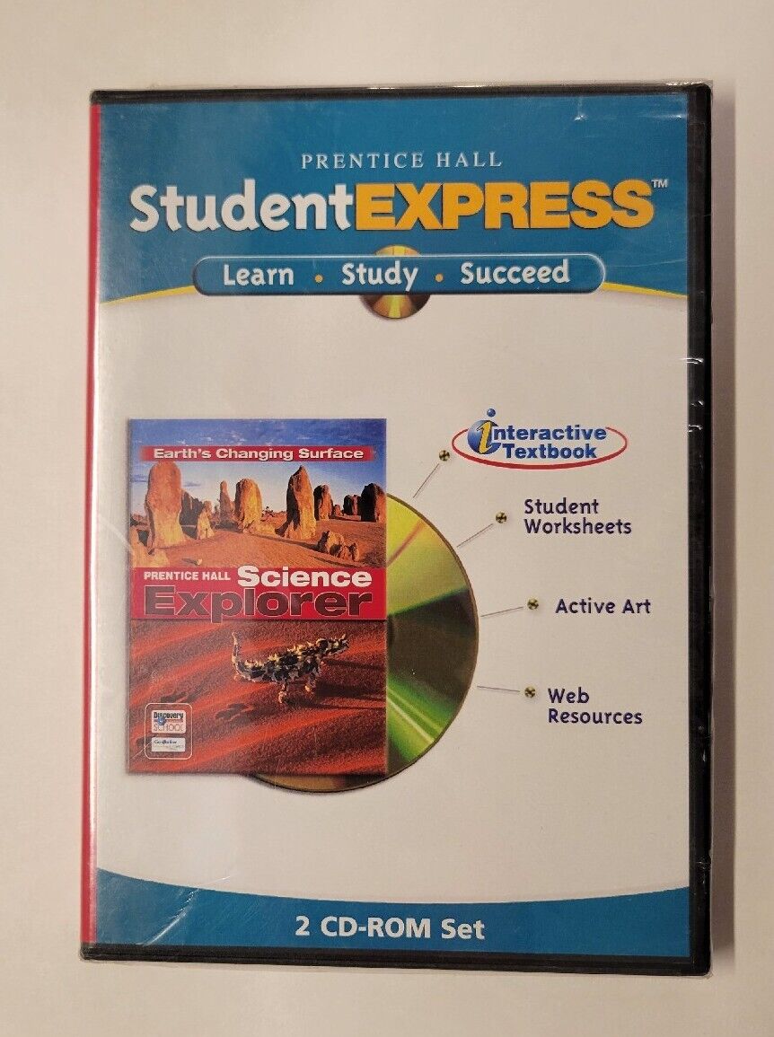Prentice Hall Student Express Science Explorer Earth's Changing Surface CD-ROM 