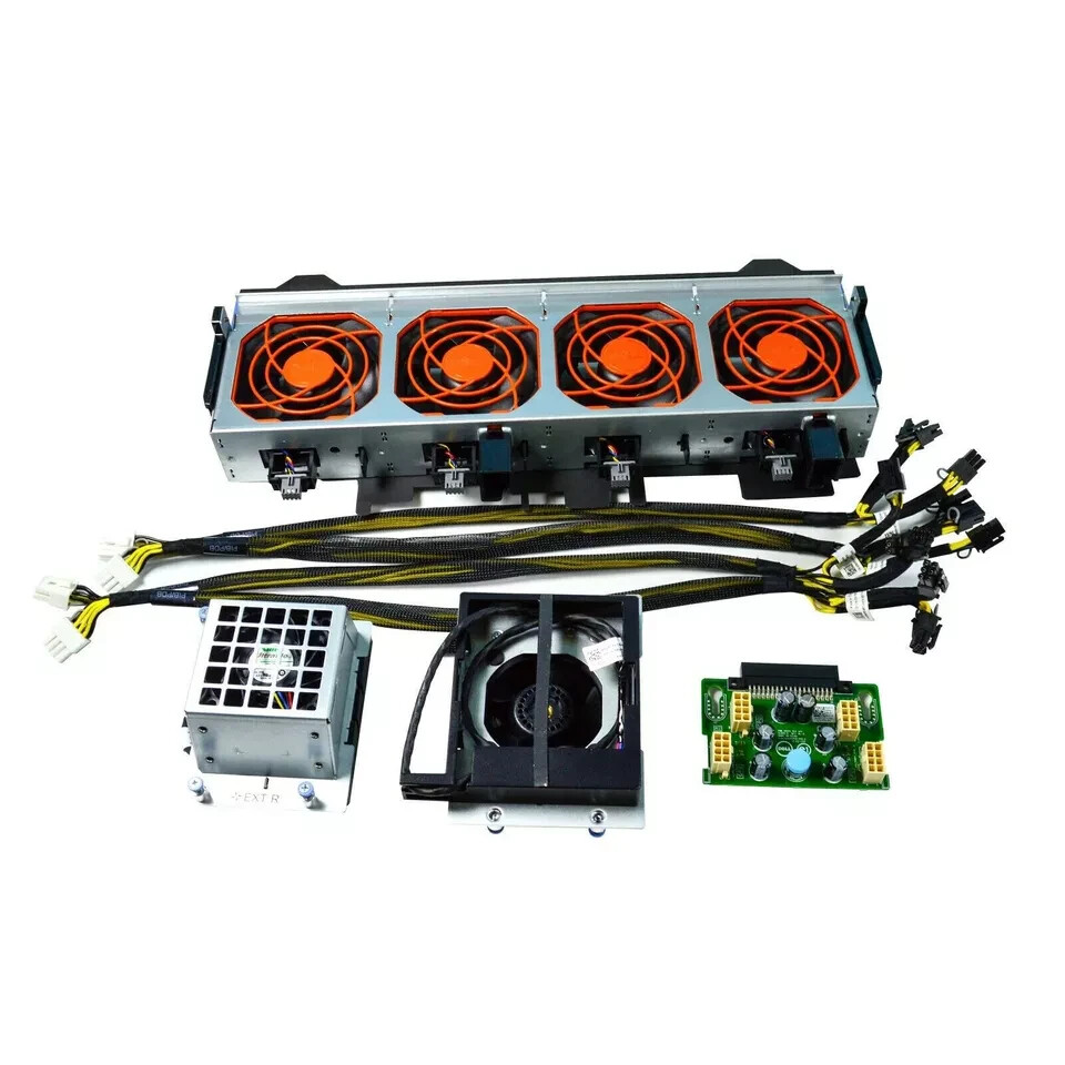Used Dell Poweredge T640 GPU High Performance Fan Upgrade Kit 0KJN71 KJN71.