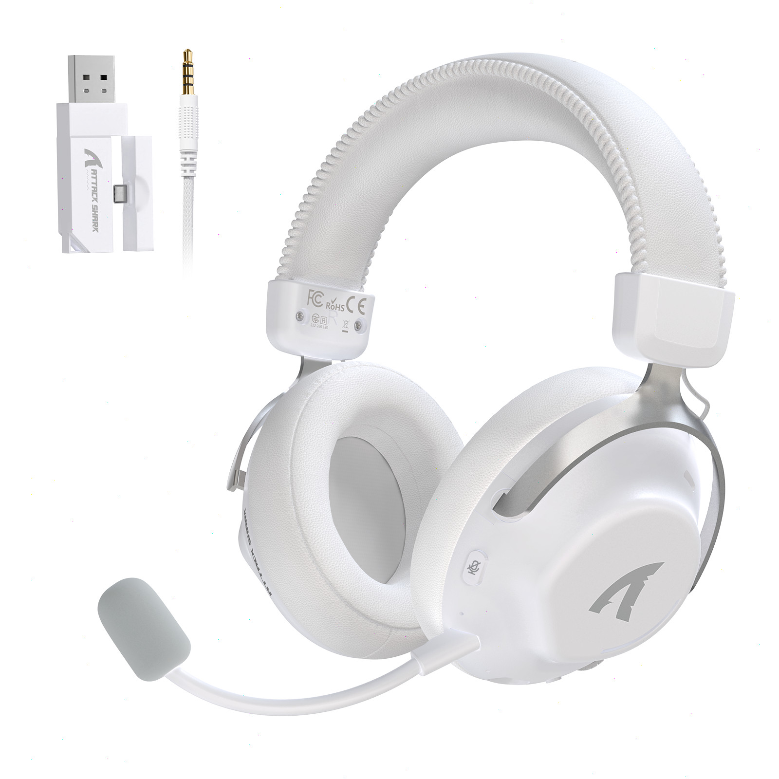 ATTACK SHARK L50PRO Gaming Headset 3 Mode 7.1 Surround Detachable Mic for PC PS