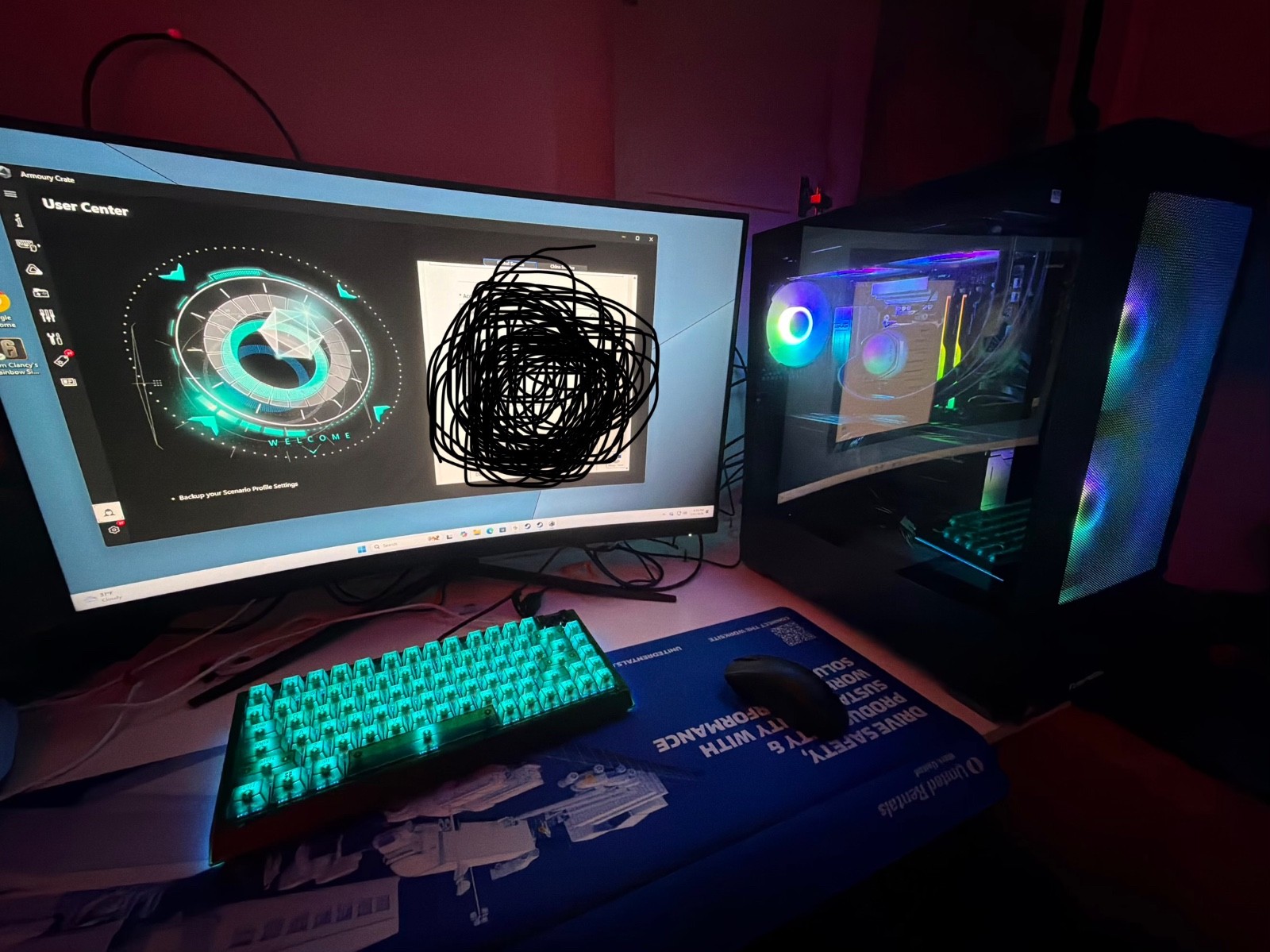 powerspec gaming pc brand new hardly used. AMD CPU and GPU. 2K bought 2 week ago