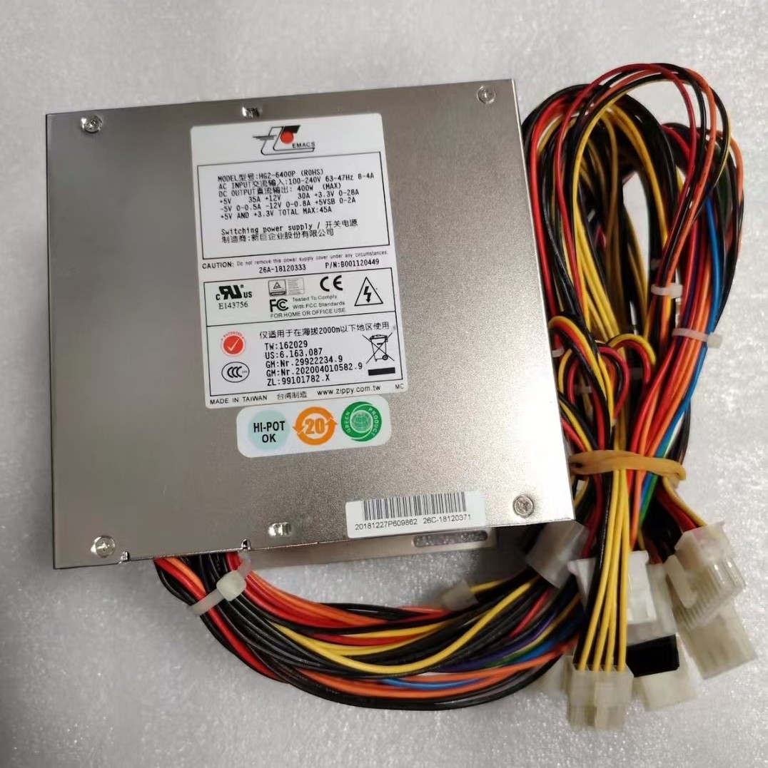HG2-6400P Rated 400W For Industrial Computer Equipment Power Supply