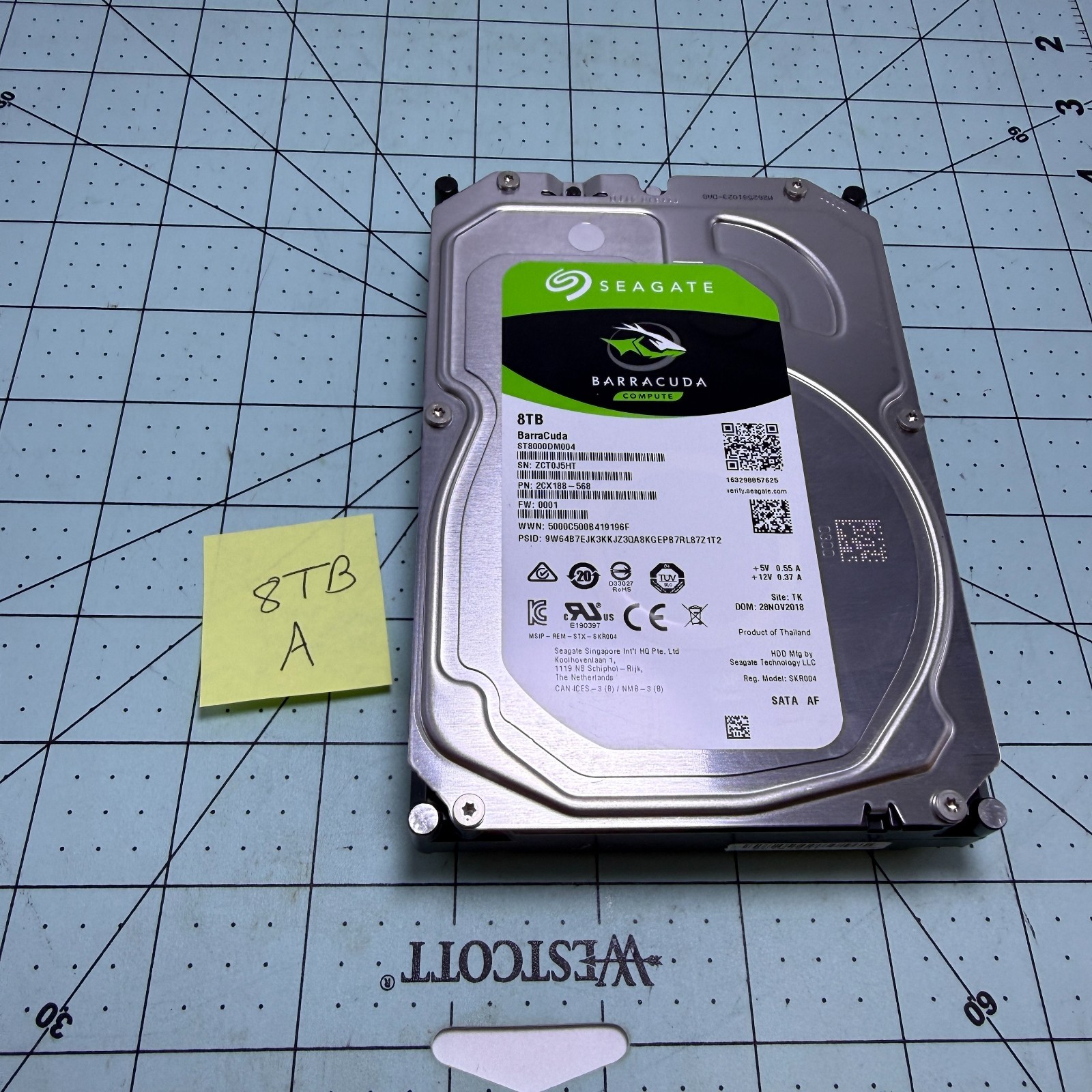 Seagate BarraCuda 8TB 3.5-Inch Internal Desktop Hard Drive - ST8000DM004 stats