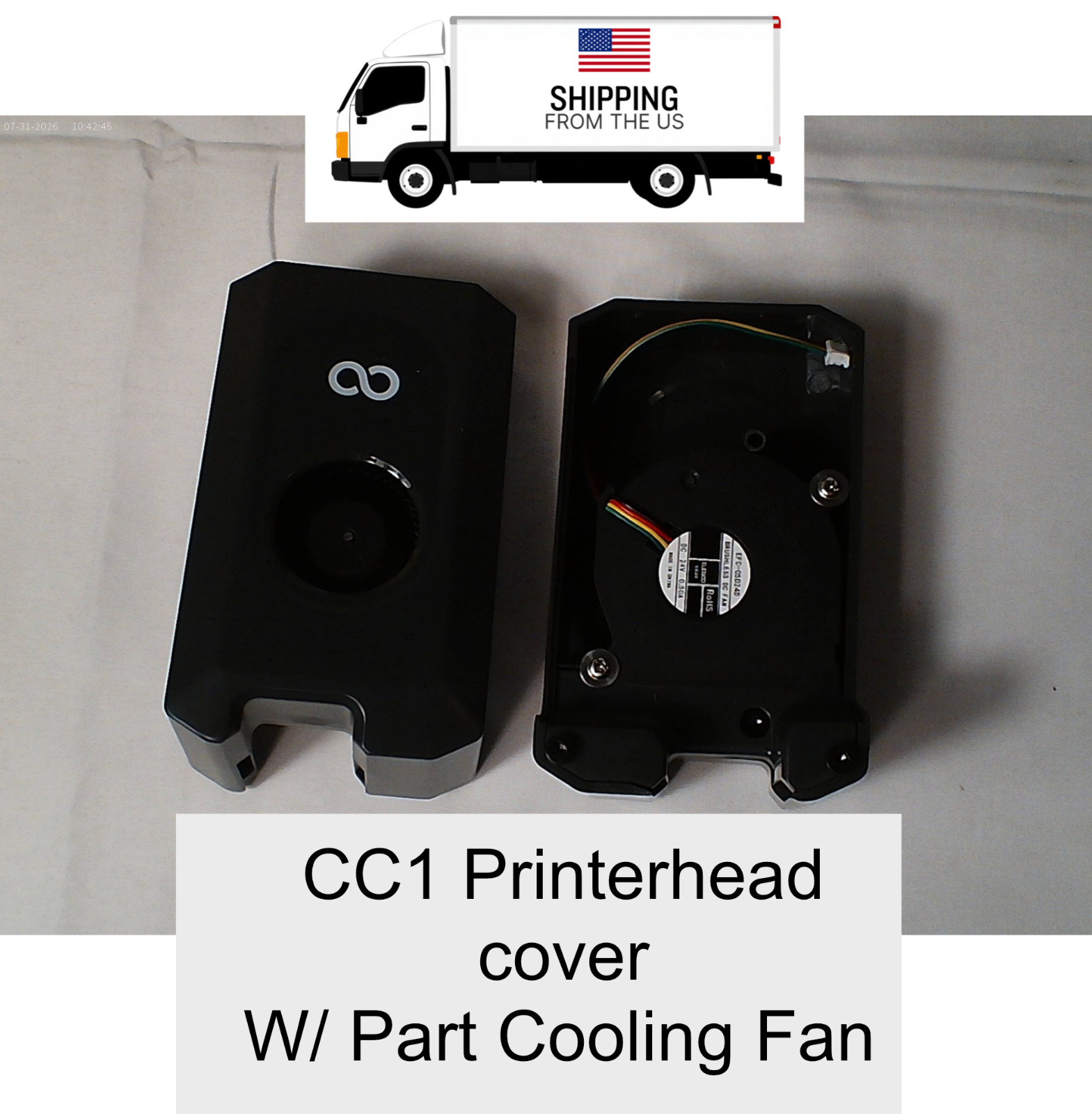 ELEGOO Centauri Carbon Series Printerhead Toolhead W/ Part colling Fan OEM