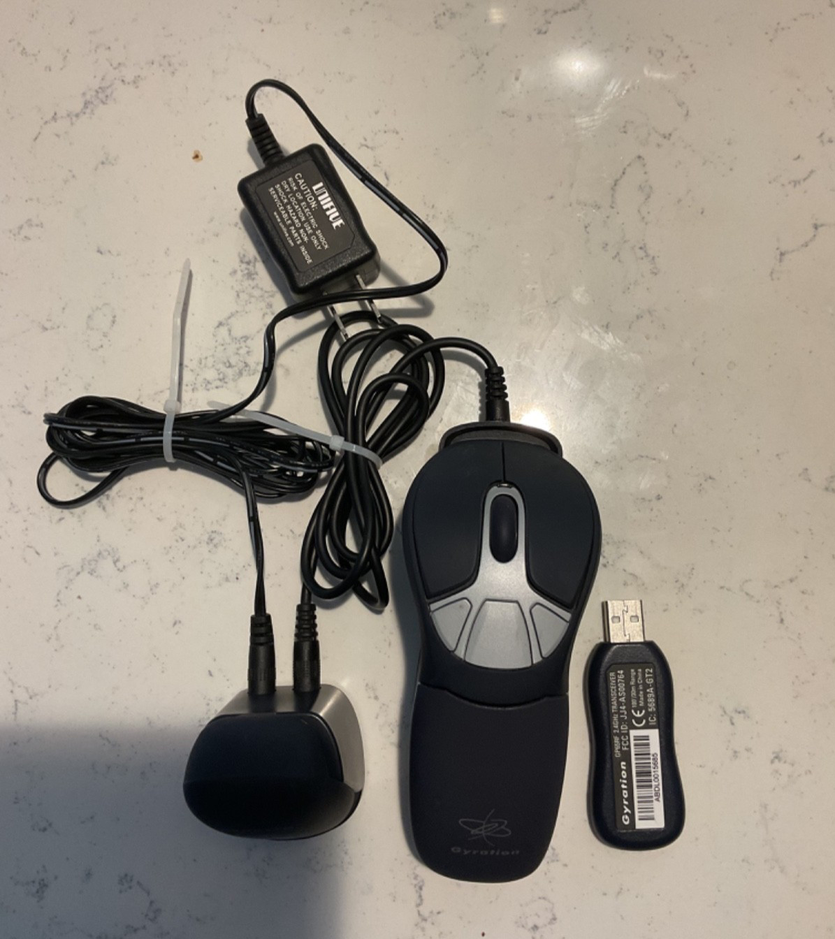 Gyration Air Mouse GP65M Wireless Gyroscopic Mouse with Charging & Dongle EXTRAS