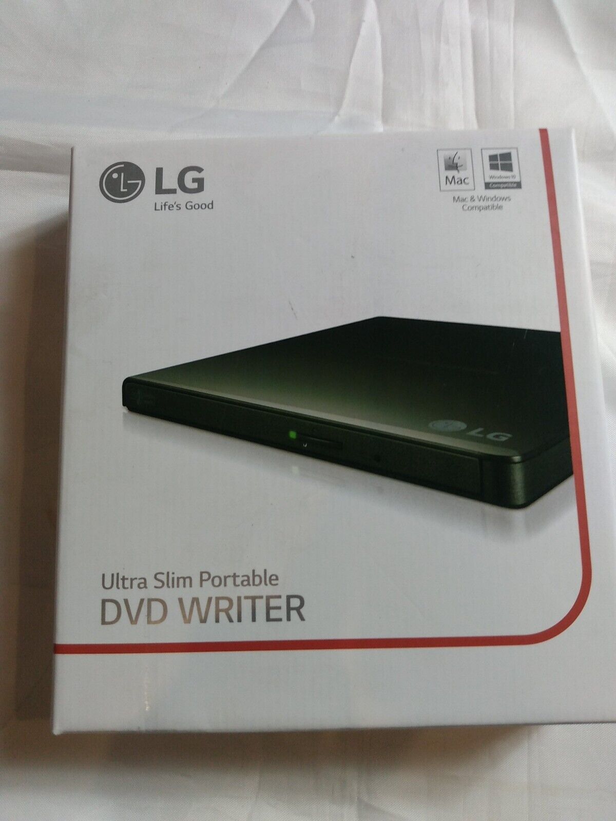 New LG Electronics USB 2.0 Super Multi Ultra Slim Portable DVD Writer Drive