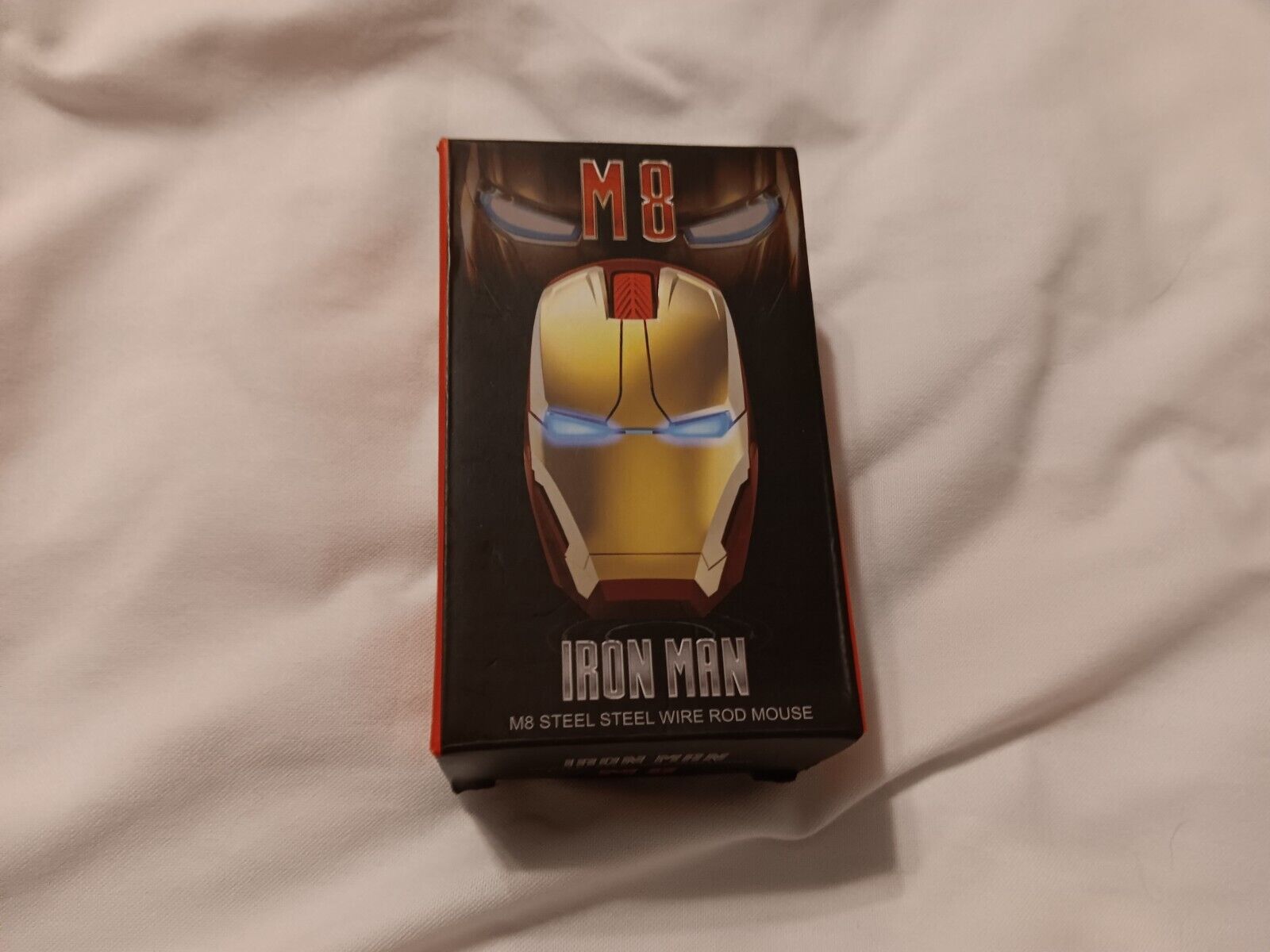 IRON MAN Mouse NEW IN BOX / M8 Steel Wire Rod Wireless