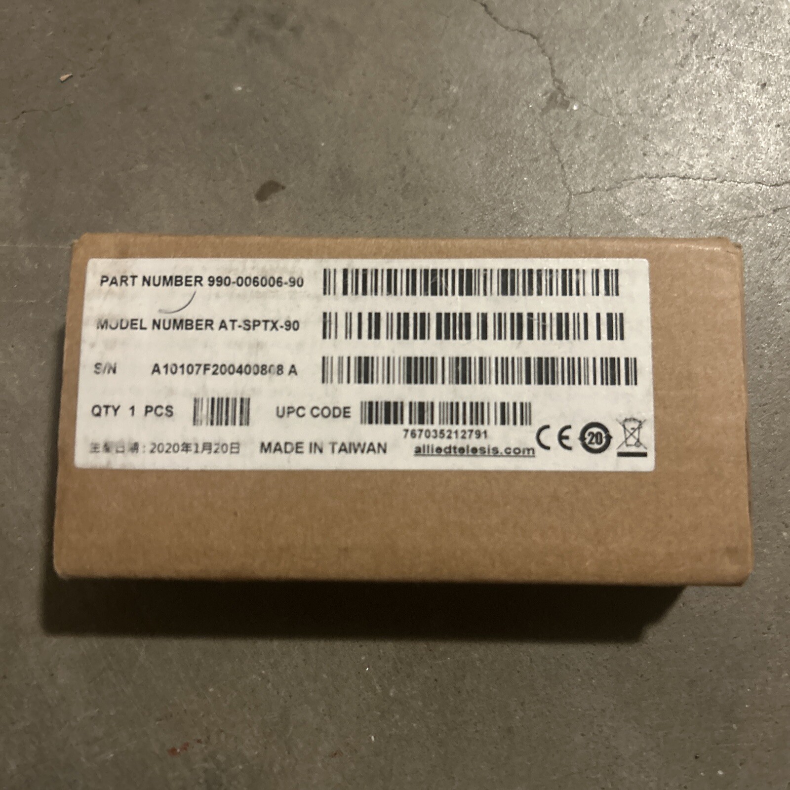 Allied Telesis SPTX-90 SFP Mini-GBIC Module AT-SPTX-90 - NEW