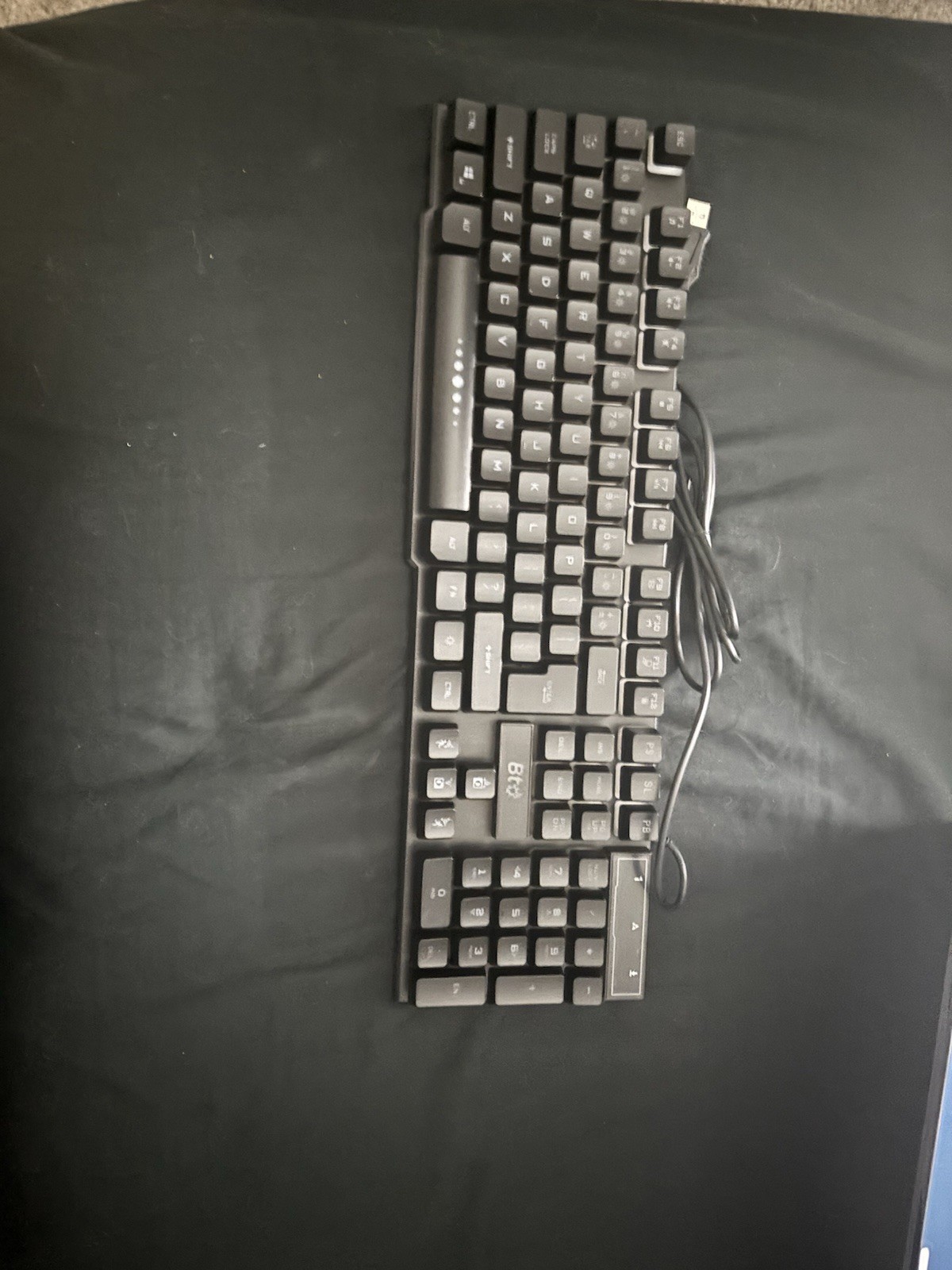 BTO Light Up Gaming Wired  Membrane Keyboard And M650 RGB Mouse 