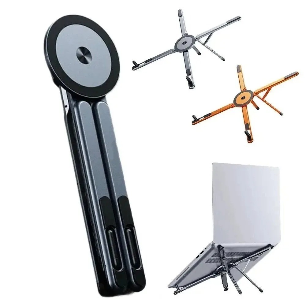 4-in-1 Magnetic Laptop Phone Tablet Stand Foldable Adjustable Holder