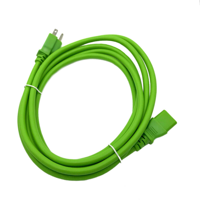 10' Green AC Cable for MONSTER ROCKIN ROLLER PRO RR-PRO BLUETOOTH SPEAKER