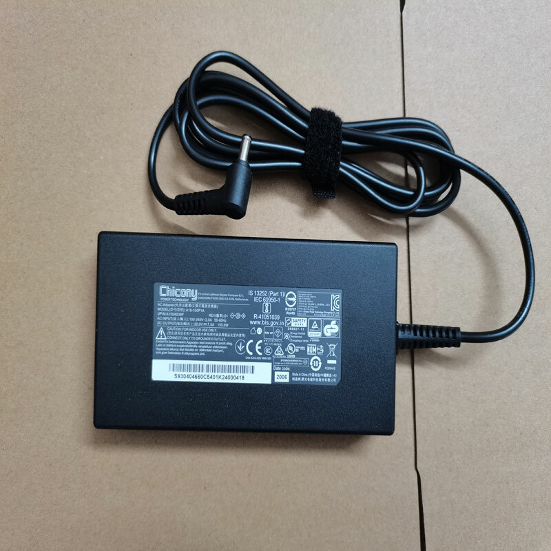 A18-150P1A Chicony 20V 7.5A 4.5mm 150W For MSI Pulse GL66 11UDK-076 Adapter OEM