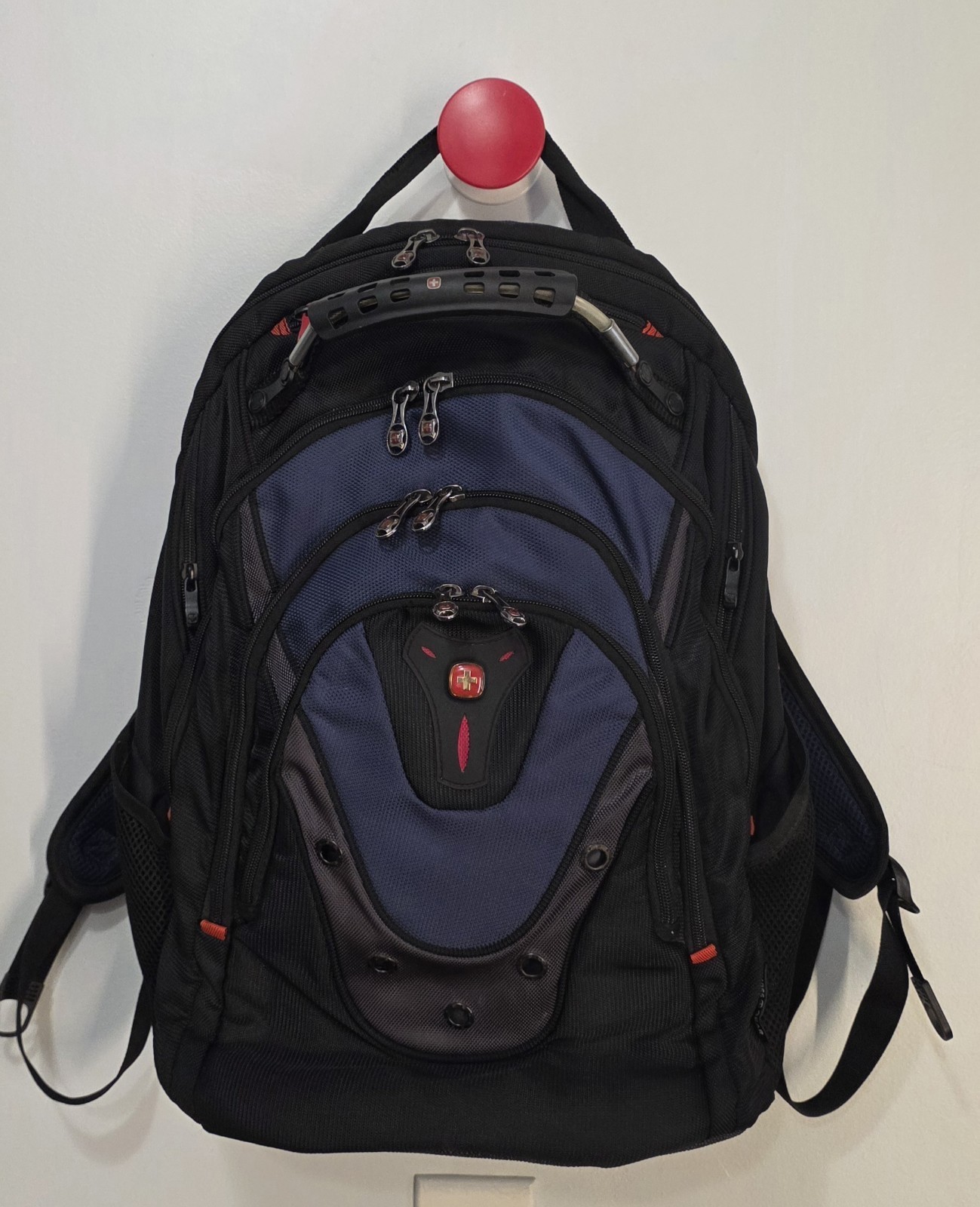 SwissGear 1900 ScanSmart Laptop Backpack Blue Black Travel School Bag TSA...