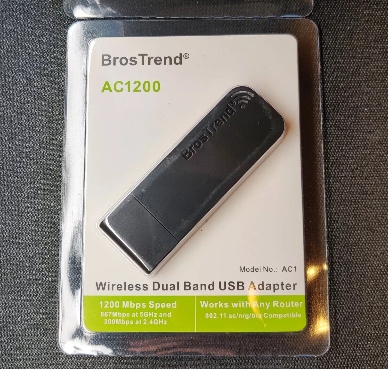 USB WiFi Adapter 1200Mbps Supports Linux, Ubuntu, Mint, Debian, Windows, Mac