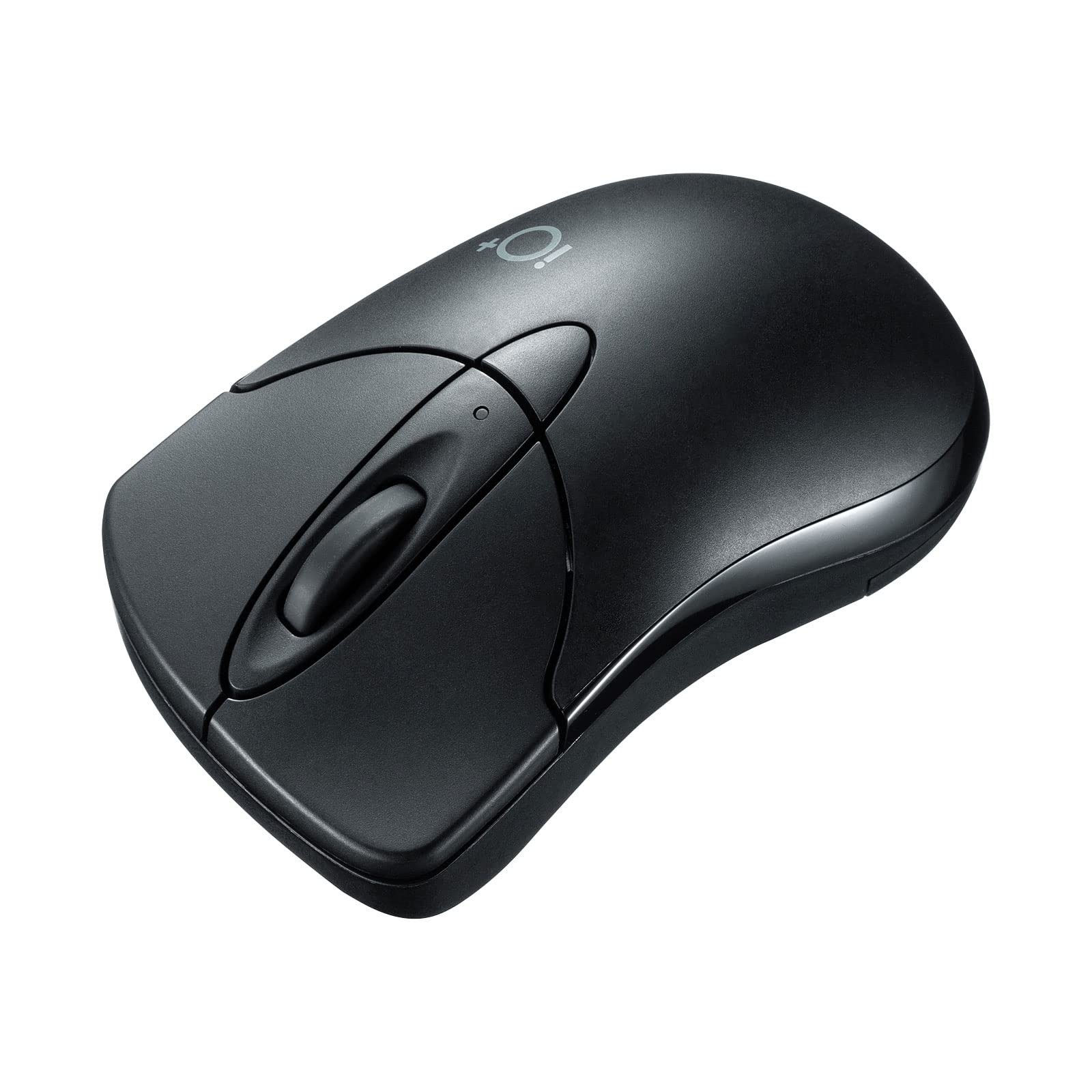 Sanwa Supply Bluetooth 5.0 Silent 3-Button Mouse with Blue LED, Compact, IO Plus