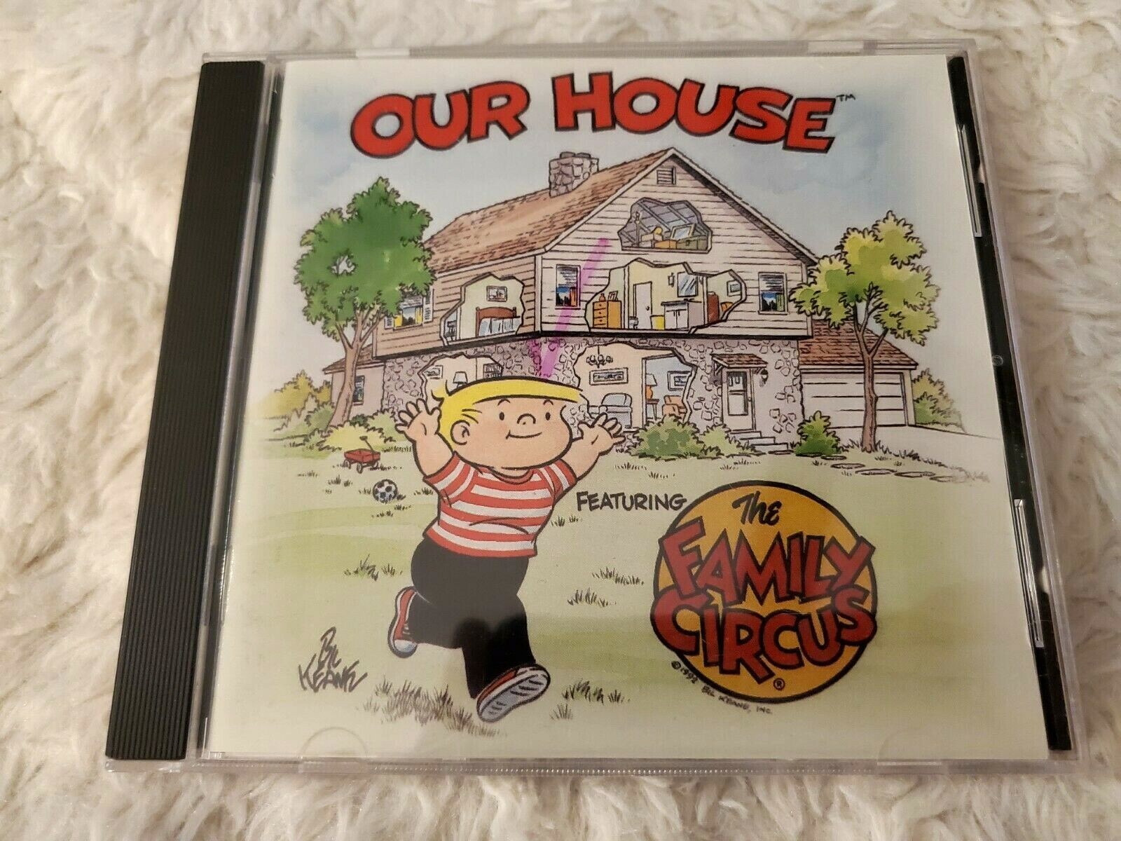 THE FAMILY CIRCUS "Our House" CD-ROM 1991 Context Systems PC Very Good