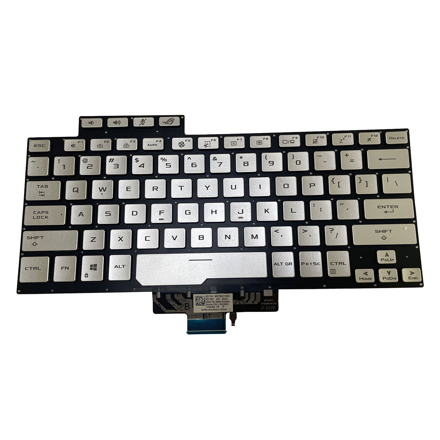 New US Keyboard Replacement with Backlit For ASUS ROG Zephyrus G14 GA401 GA401U