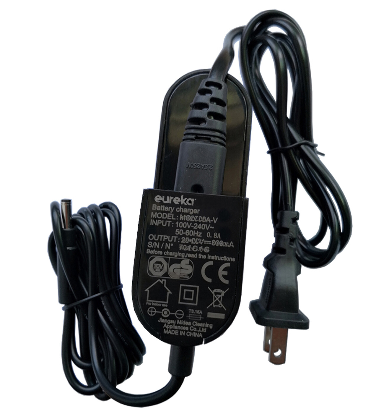 OEM 25-29V Eureka AC Adapter For NEC101C NEC101CBL 150W LightSpeed Stick Vacuum
