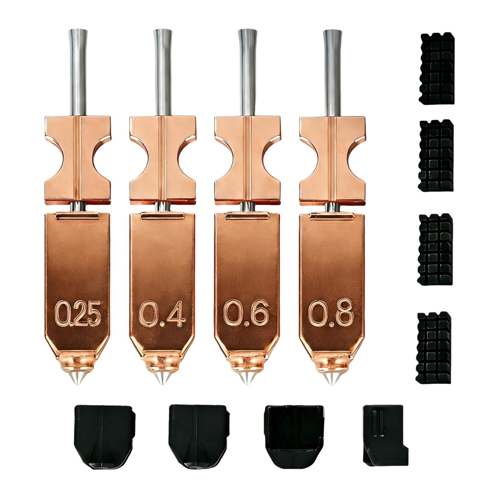 For Flashforge AD5X 3D Printer Hotend Kit Replacement 0.25/0.4/0.6/0.8 mm Nozzle
