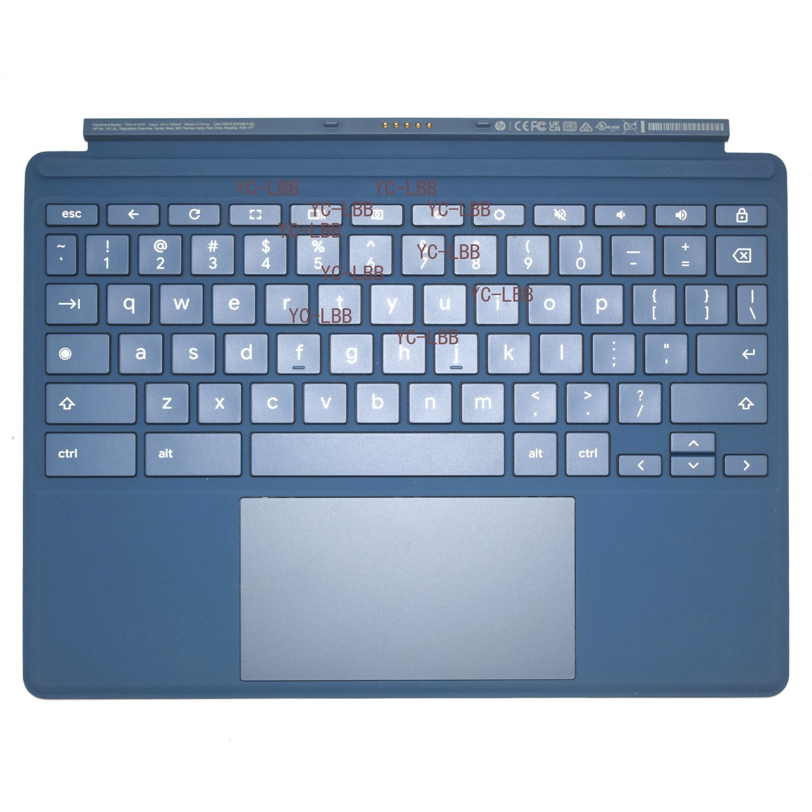New US Keyboard TPN-H101K For HP Chromebook x2 11-DA 11-da0023dx Blue