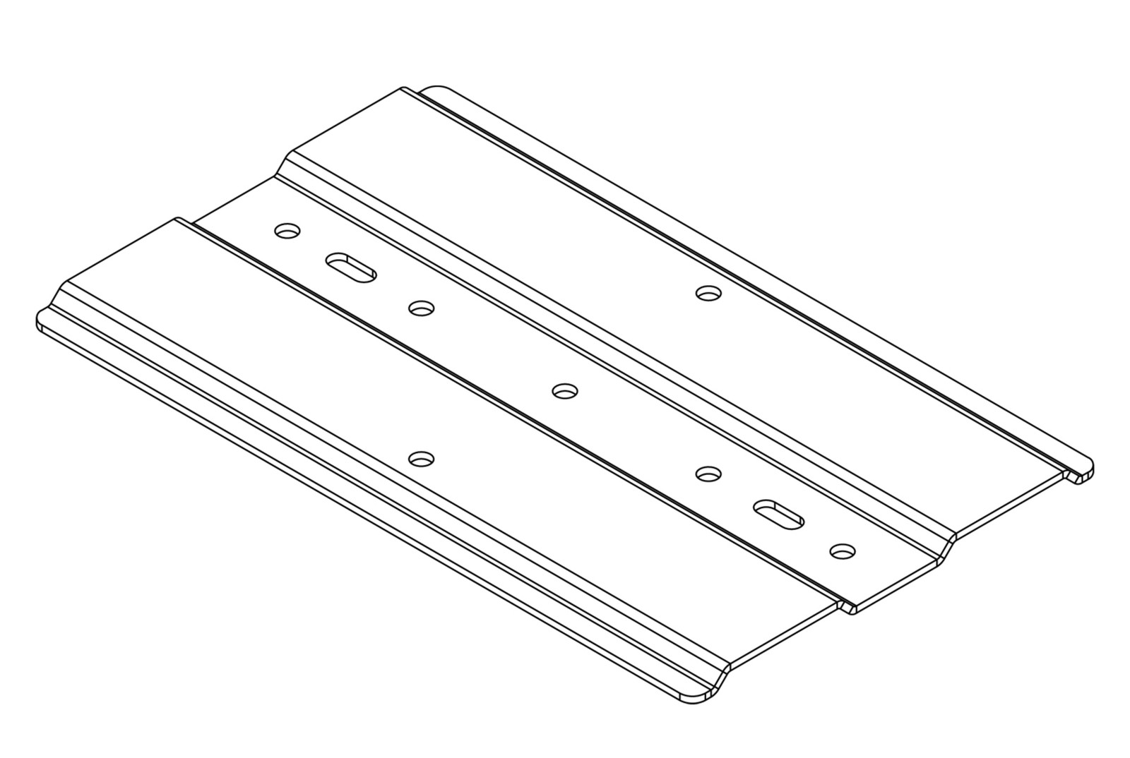 Chatsworth - 12121-712 - 12121-712 6 Channel Rack-To-Runway Mounting Plate