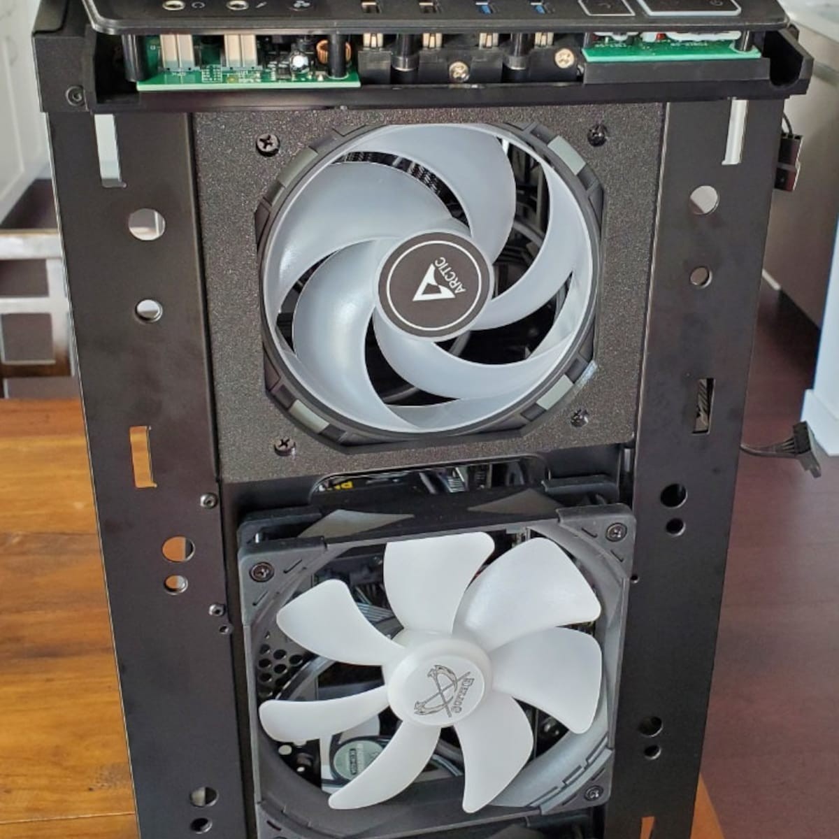 120mm Fan Bracket PC 5.25" Drive Bays 3D Printed