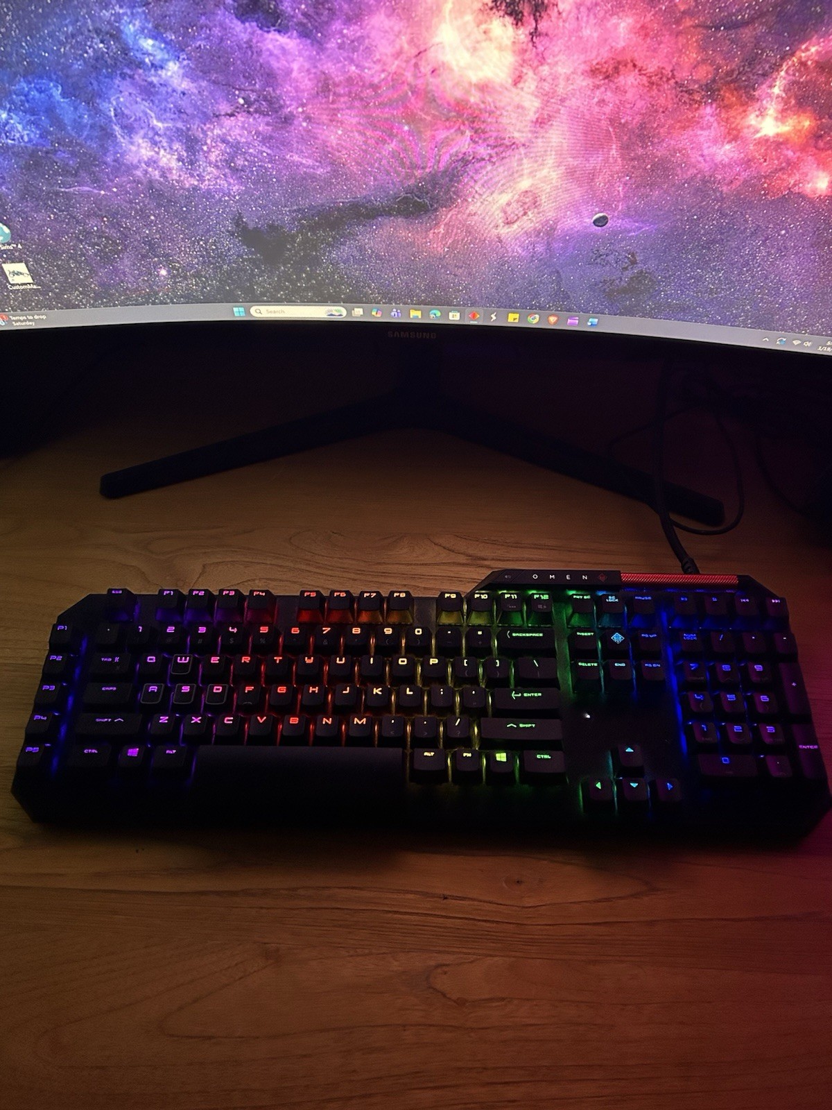 HP Omen Sequencer Mechanical Optical Gaming Keyboard Wired USB, HSA-P001K