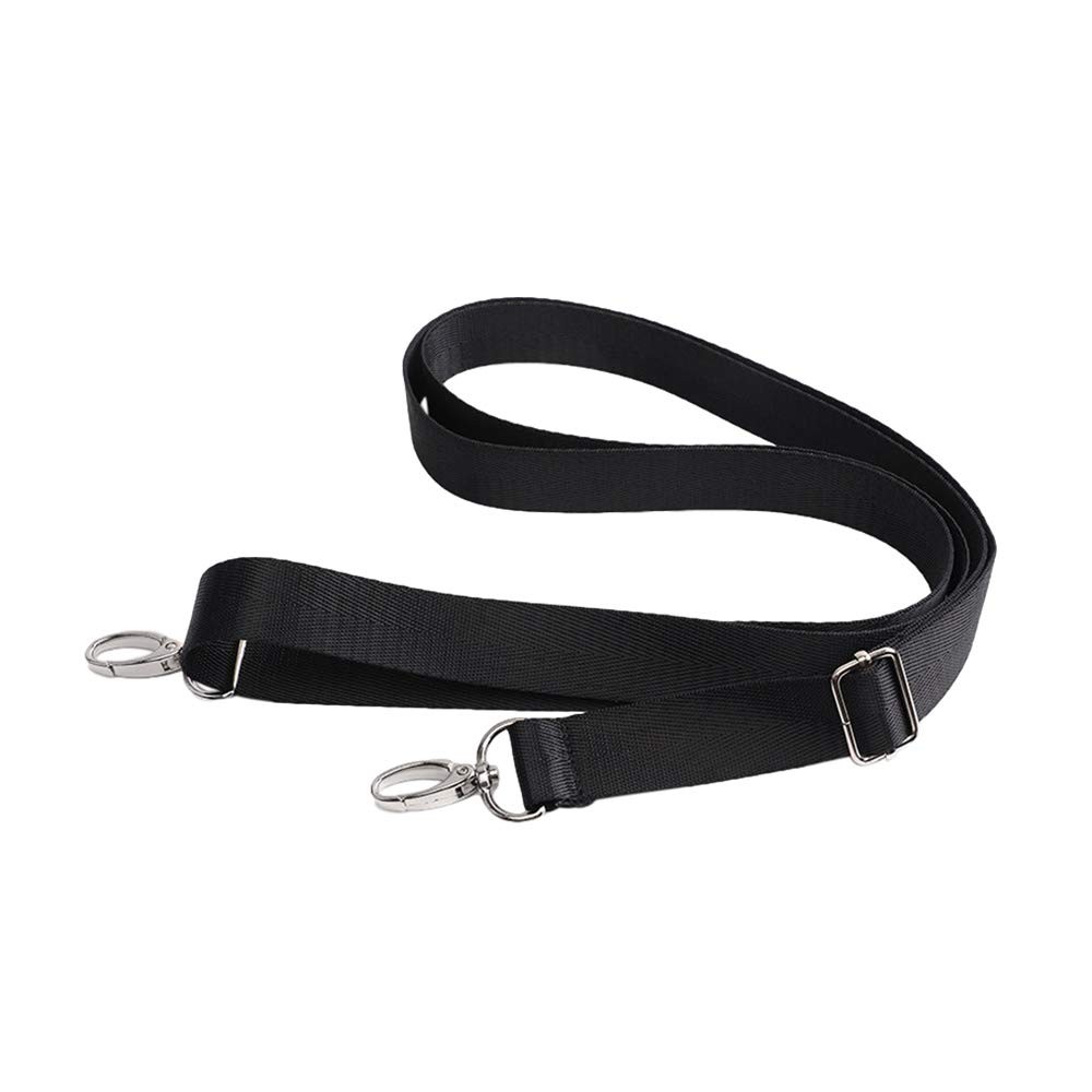 1 Inch Nylon Shoulder Bag Belt Crossbody Replacement Adjustable Straps Black