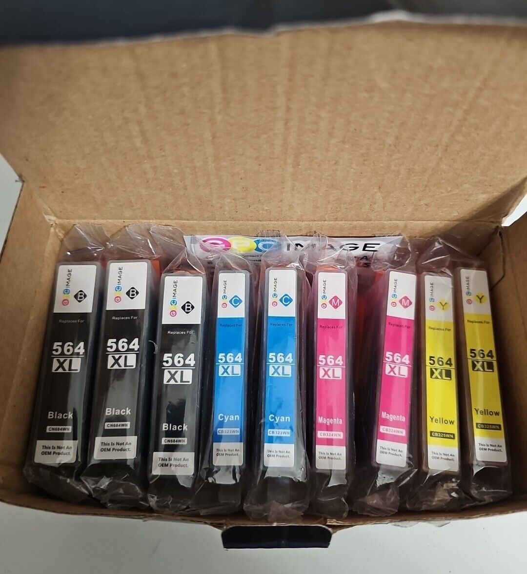 GPC Image Compatible Ink Cartridge's 564 XL Black/Cyan/Magenta/Yellow 9 Included