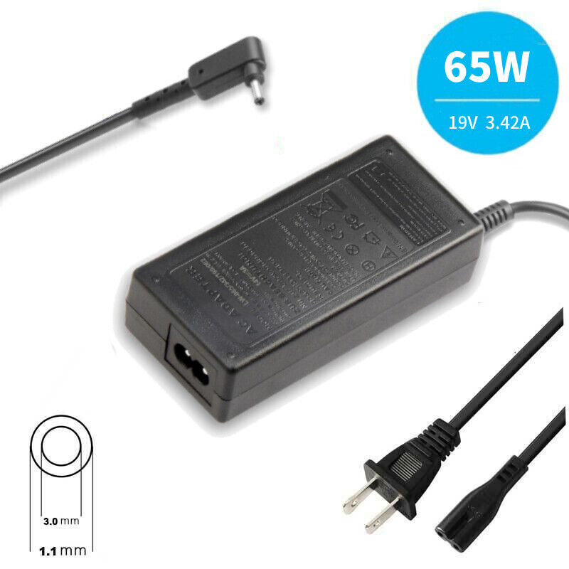 65W Laptop AC Adapter Charger for Acer Aspire R15 R5-571T-59DC S13 S5-371-52JR