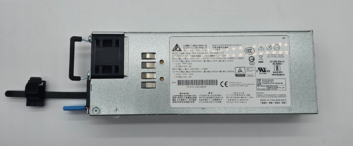 Delta Electronics DPS-1600AB-18C Switching Power Supply 1600W Max