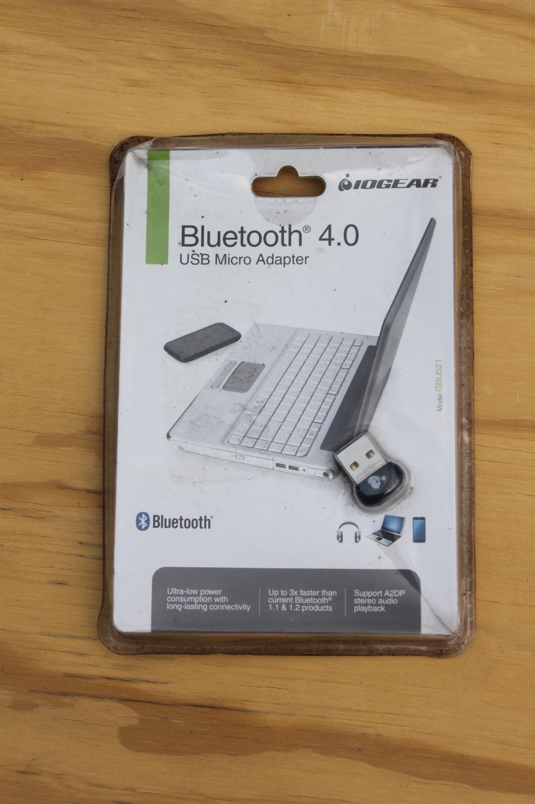 NEW IOGEAR Bluetooth 4.0 USB Micro Adapter, Support A2DP Stereo Audio Playback