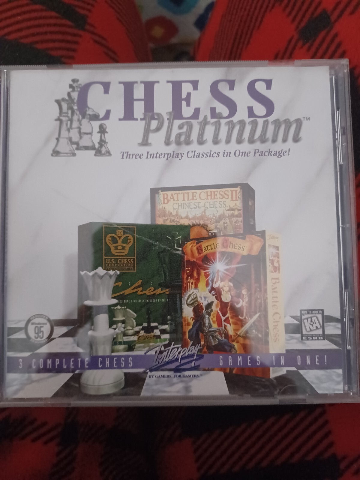 Chess Platinum 3 in 1 - Battle Chess I & II; USCF PC Game CD ROM 