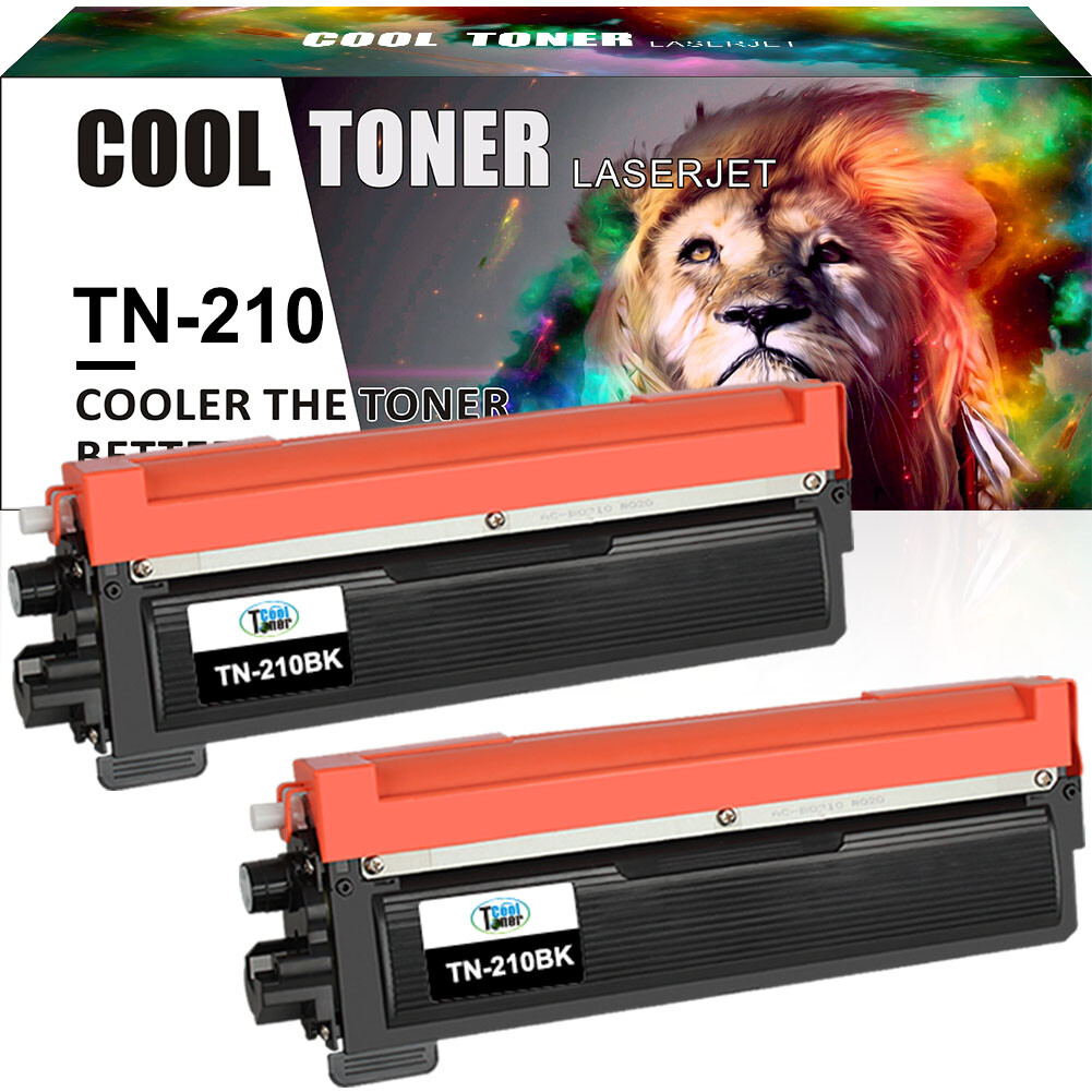 2 X TN-210 Toner Compatible With Brother HL-3040CN HL-3045CN HL-3075CW TN210