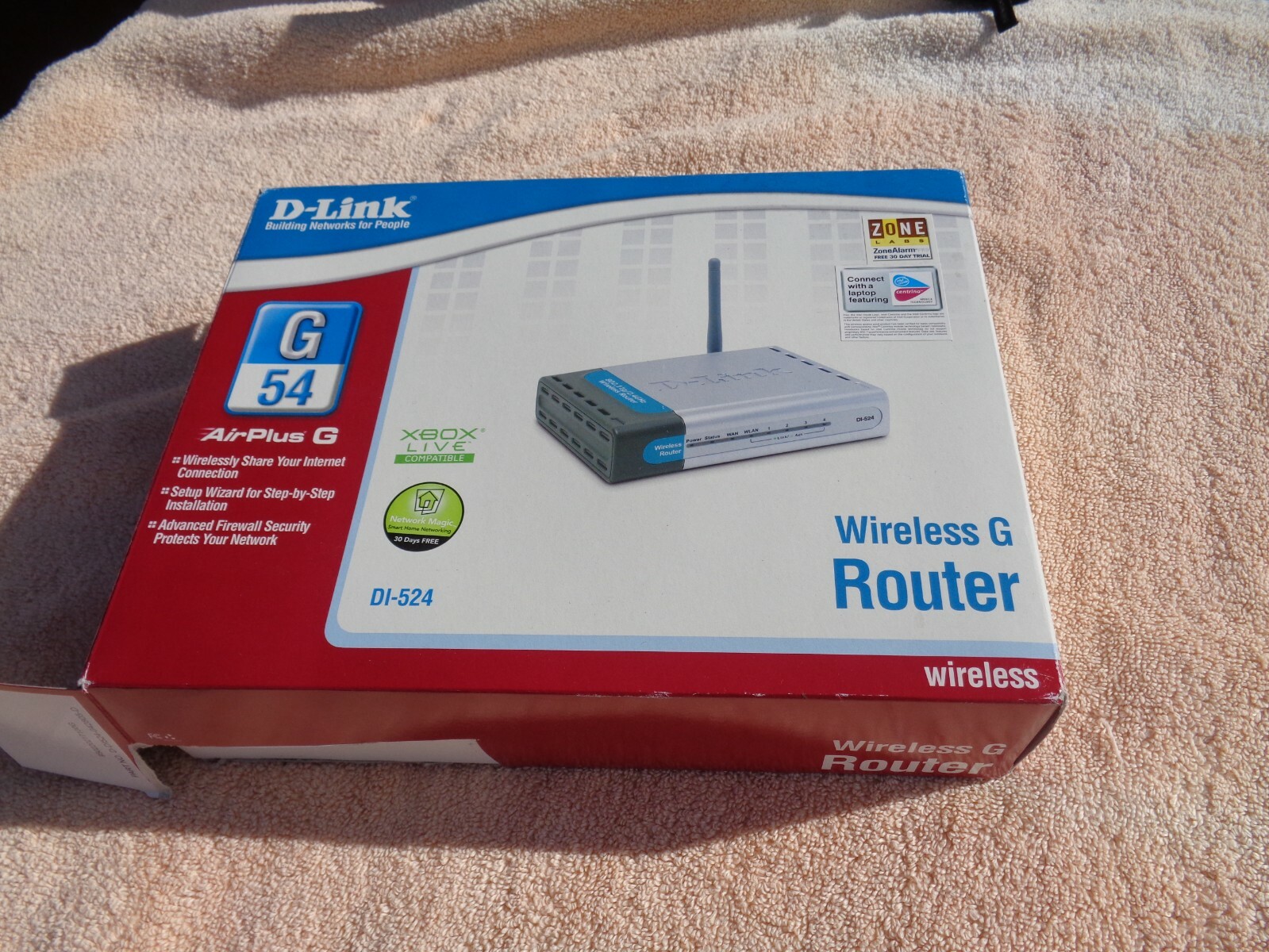 NEW NOS $99 D-Link Systems WBR-1310 4-Port Wireless-G 54Mbps Router L@@K 