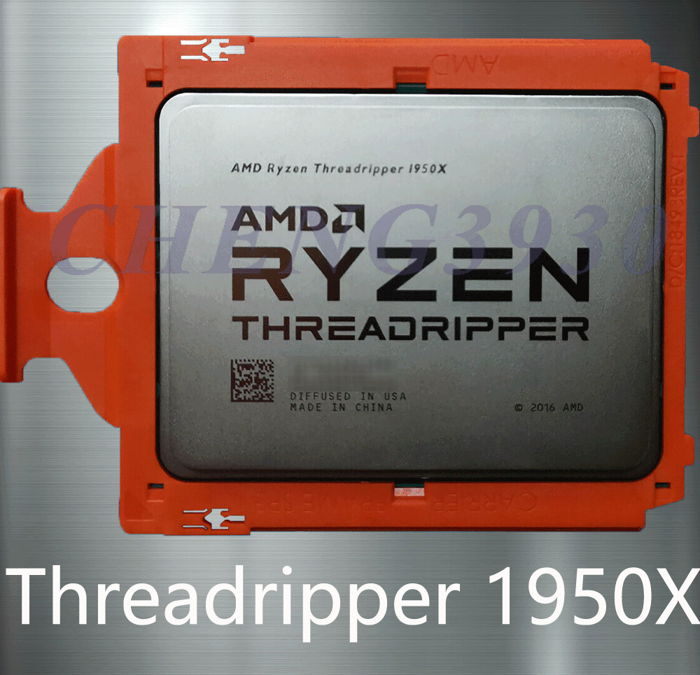 AMD Ryzen Threadripper 1950x tr4 16 cores 32 threads 3.4ghz CPU processor