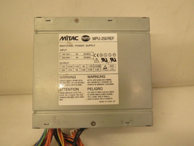SUN/ORACLE 370-3171 250w ATX Power Supply Ultra 10 MITAC MPU-250REF