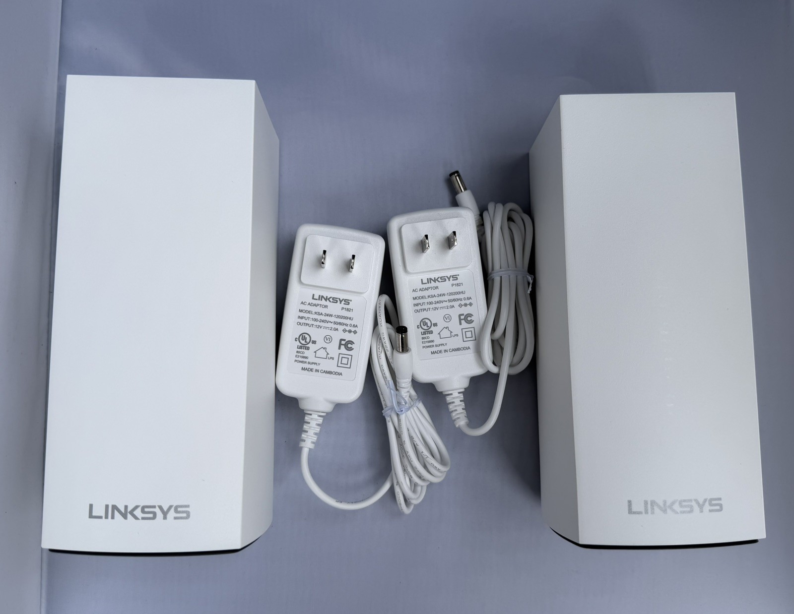 2 Linksys Atlas Pro 6 Wireless Dual Band Wi-Fi 6 Mesh Router MX55EC