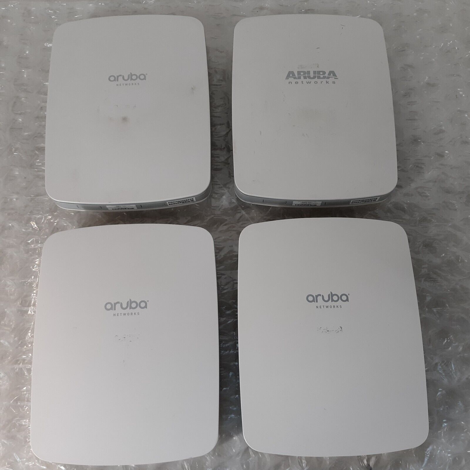 Lot of 4 Aruba APINR155 Wireless Access Point w/out AC *AS IS*