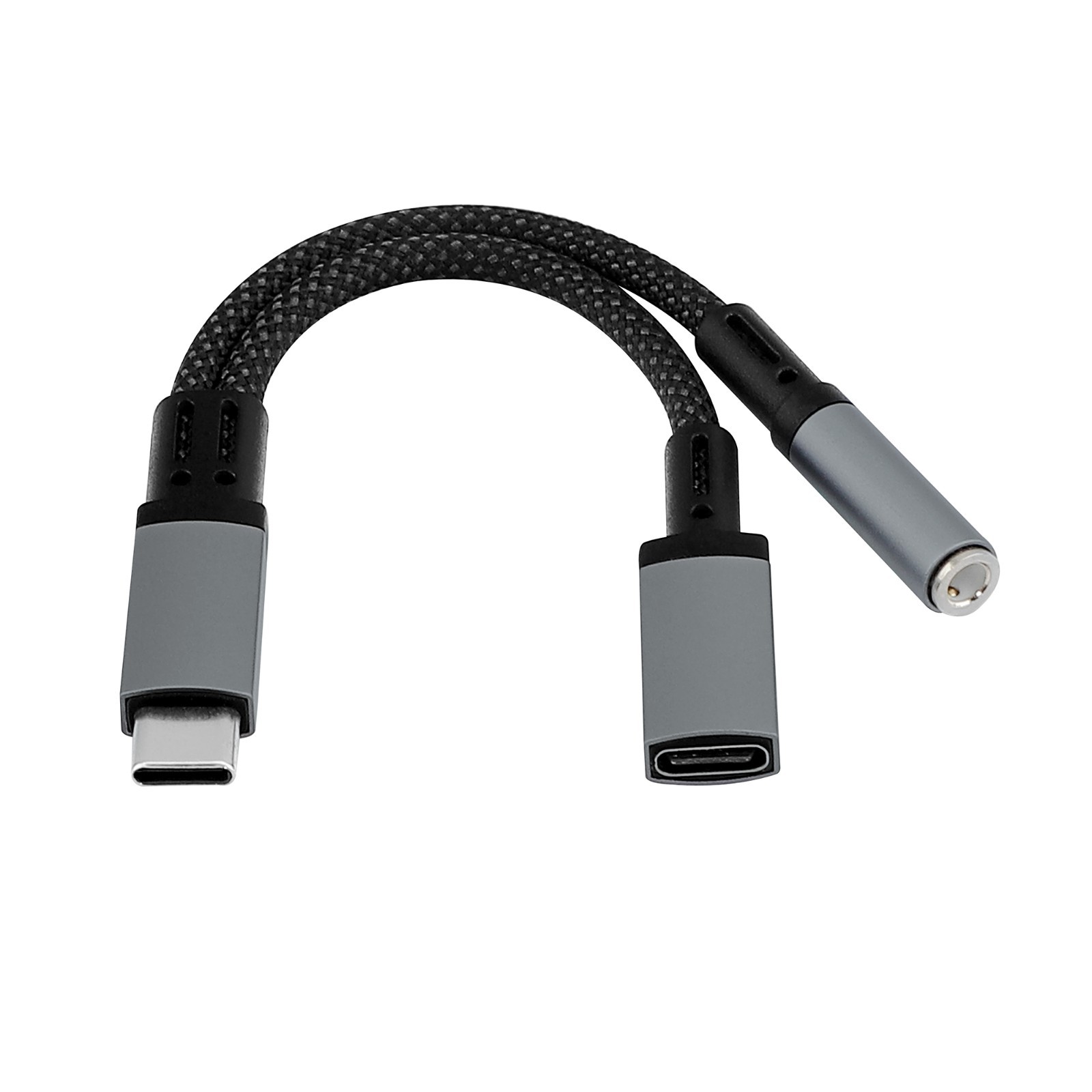 USB C to 3.5mm Audio Adapter and Charger 2 in 1 Hi-Res 32bit/384kHz Aux to USB C