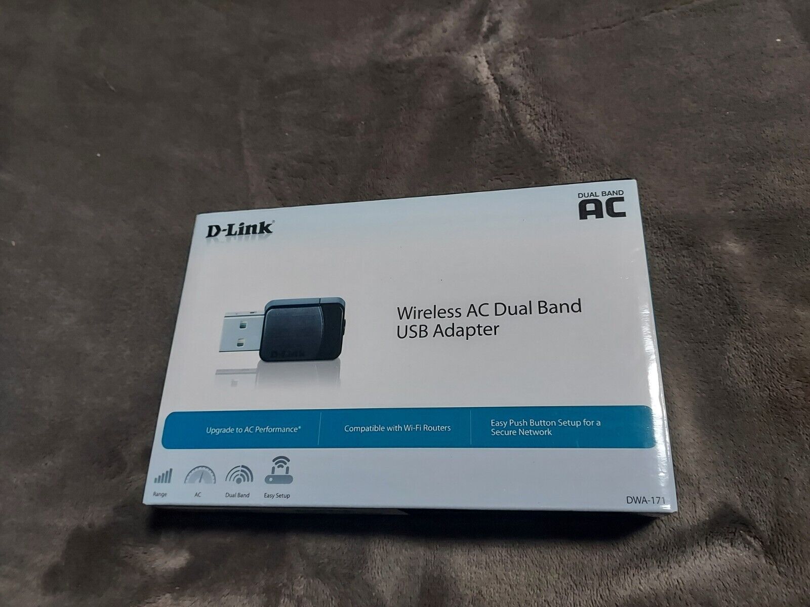 D LINK DWA 171 WIRELESS AC DUAL BAND USB ADAPTER NEW 