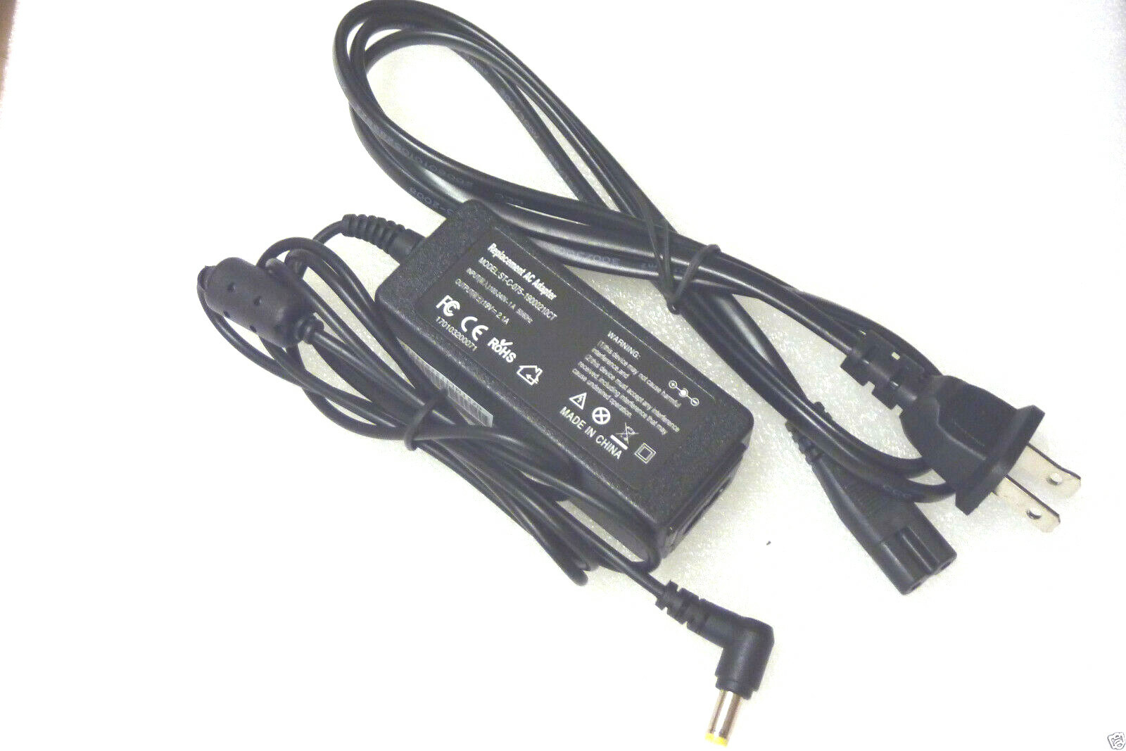 AC Adapter Power Supply Cord For Acer S211HL S212HL S220HQL LED LCD Monitor